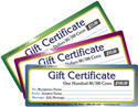 Gift Certificates Are Available From $25.00 Up