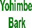 Yohimbe 
Bark